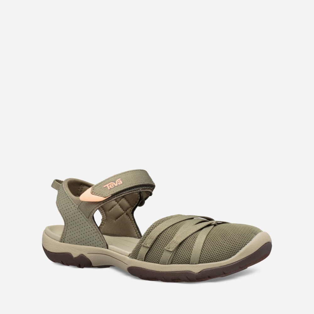 Teva Tirra CT Women's Olive Hiking Sandals CA92310 Canada Sale